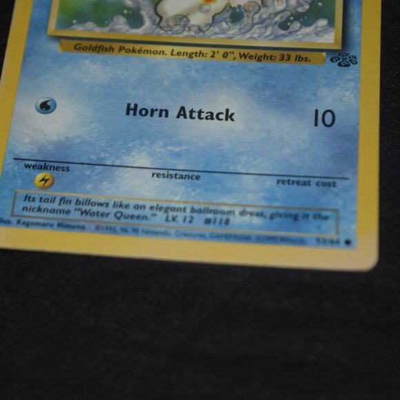 Pokemon Goldeen 53/64 Jungle Set 1st Edition, LP - Picture 10 of 13